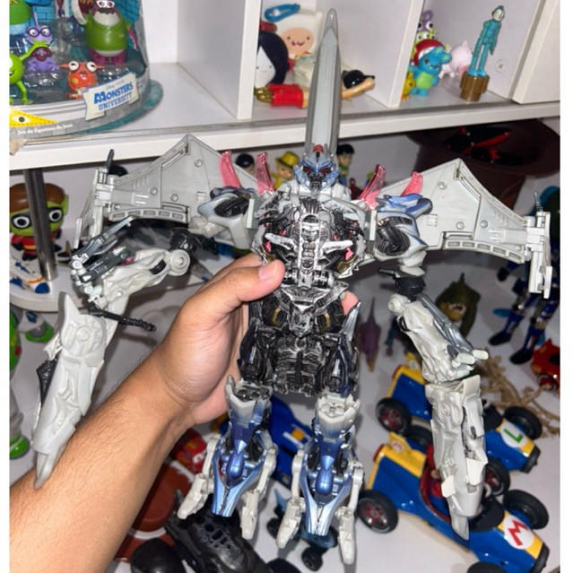 Transformers Megatron Leader Class 2007 Movie Hasbro Elektrik Nyala