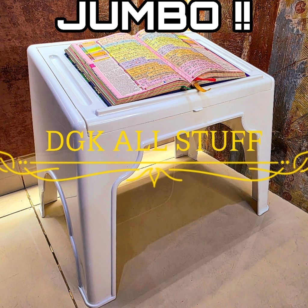 Meja Ngaji Pengajian Mengaji Jumbo Besar Belajar Menggambar Melukis Menulis Lekar Rekal Rehal Al Qur