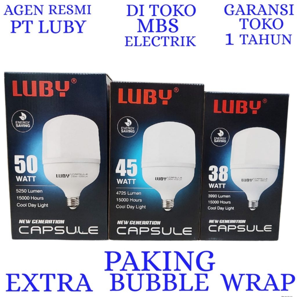 BOHLAM LED / LAMPU LED LUBY CAPSULE 38W 45W 50W