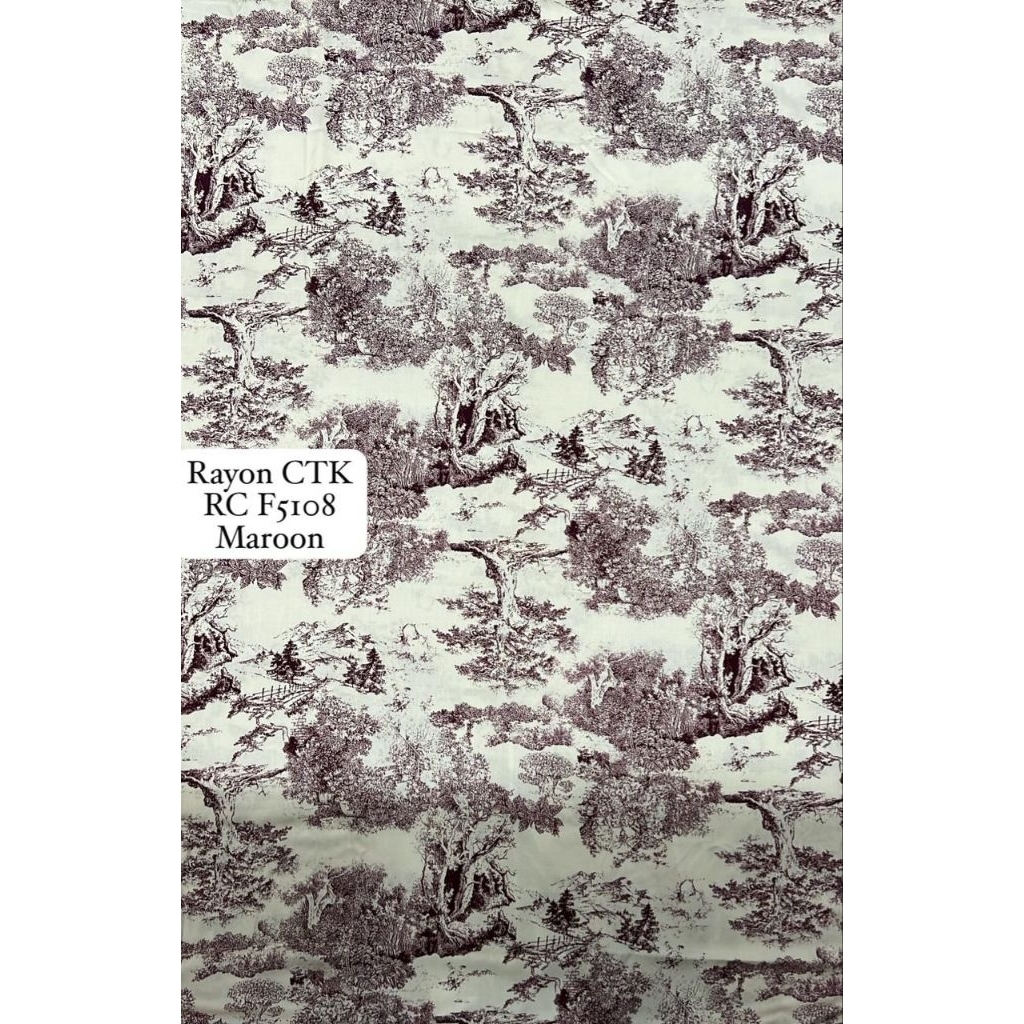 ( 0.5" Meter ) _Kain Katun Rayon Viscose Premium/Kain Rayon Premium/Kain Katun Rayon viscose Premium