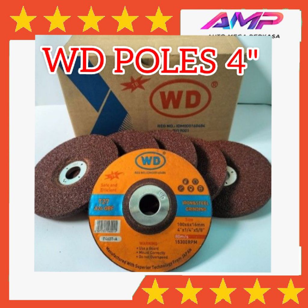 WD POLES 4 INCH MURAH ORIGINAL MATA GERINDA WD
