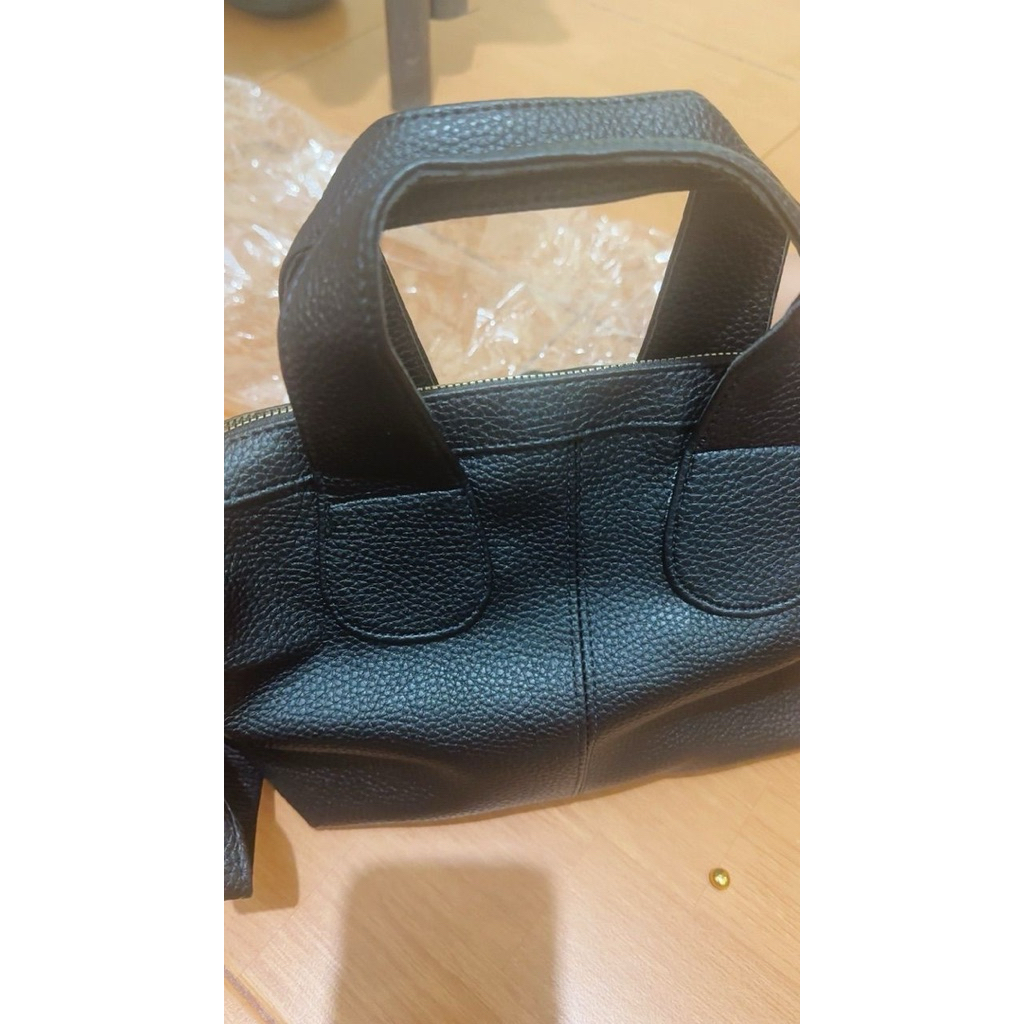 Tas Hitam kulit jeruk