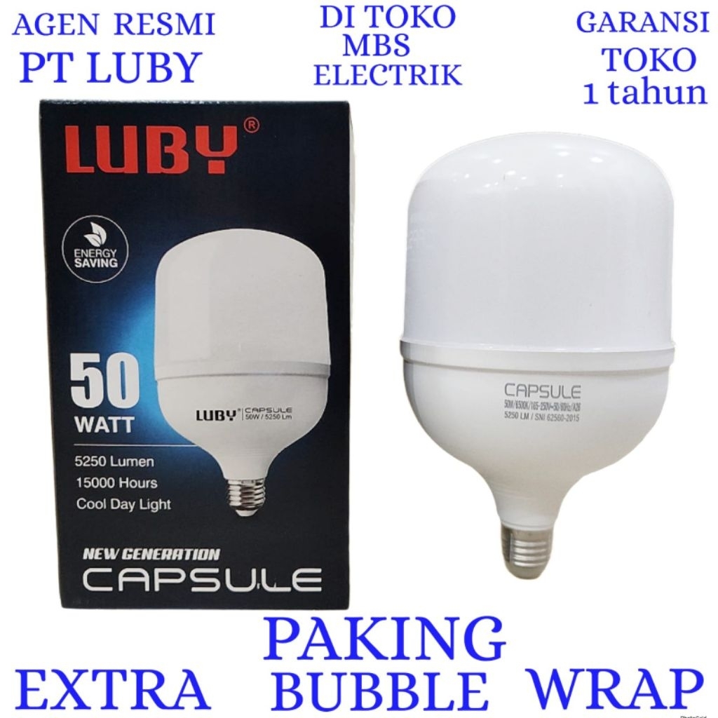 BOHLAM LED LUBY / LAMPU LED LUBY CAPSULE 50W