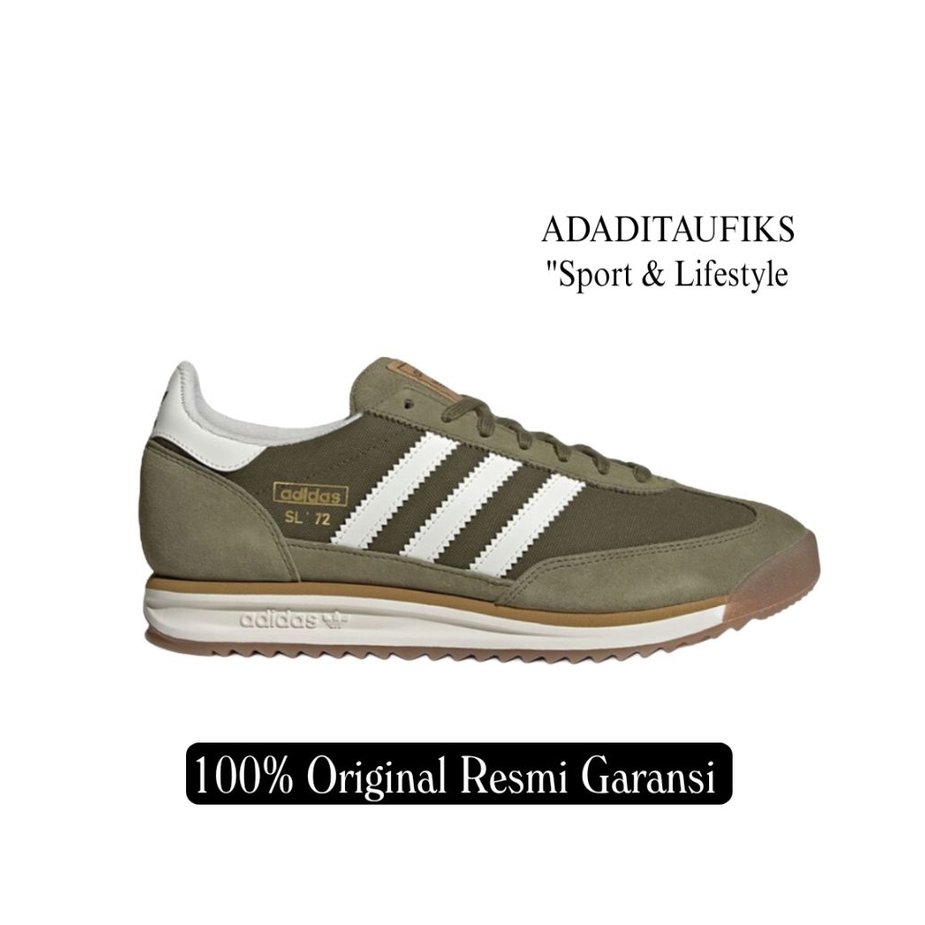 Sepatu Sneakers Adidas SL 72 RS Focus Olive Original JR8769