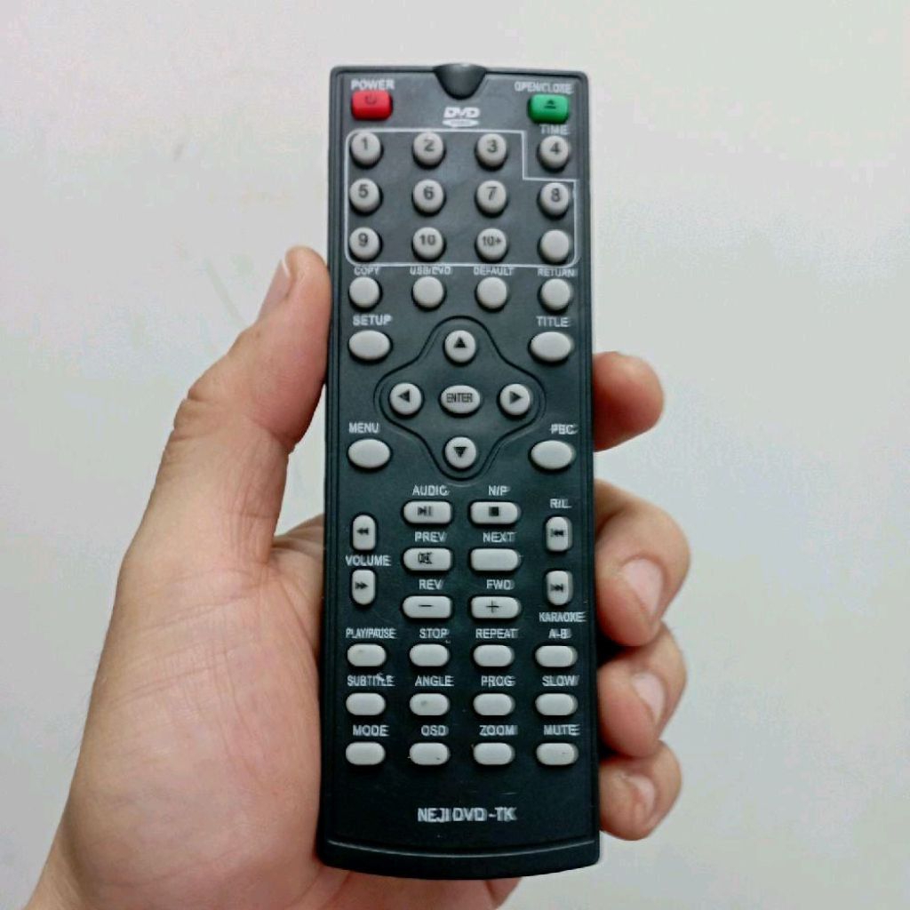Remote Remot DVD Player Universal Tanpa Setting Rinrei DRN533K DRN533D DRN566 Daiken DK595D Neji San