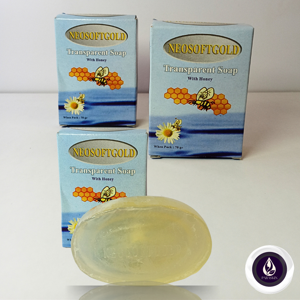 Sabun Madu Biosoft Neo Biosoft Gold Mencerahkan dan Membersihkan Kulit Wajah
