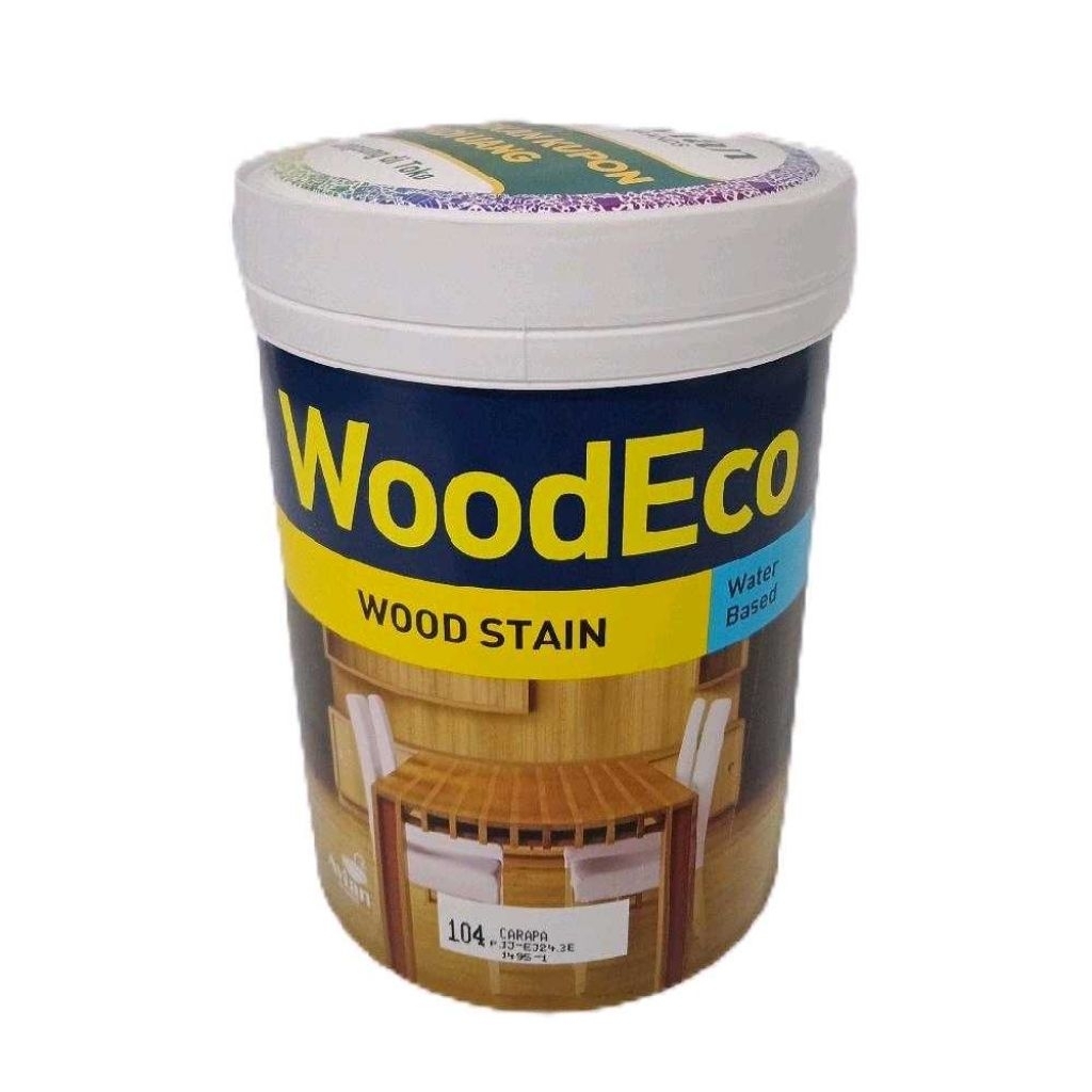 WoodEco Wood Stain Water Based Cat Kayu politur Berkualitas paint
