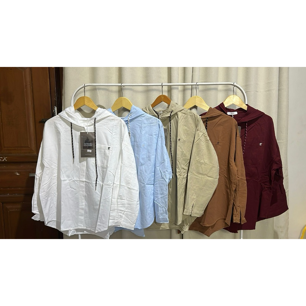KEMEJA WANITA HOODIE IMPORT BKK | Hoodie Wanita | Kemeja Hoodie Wanita | Kemeja Import