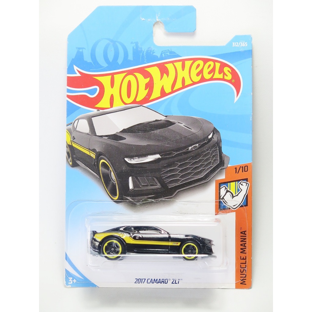 Hot Wheels 2017 Camaro ZL1 - Muscle Mania Hitam