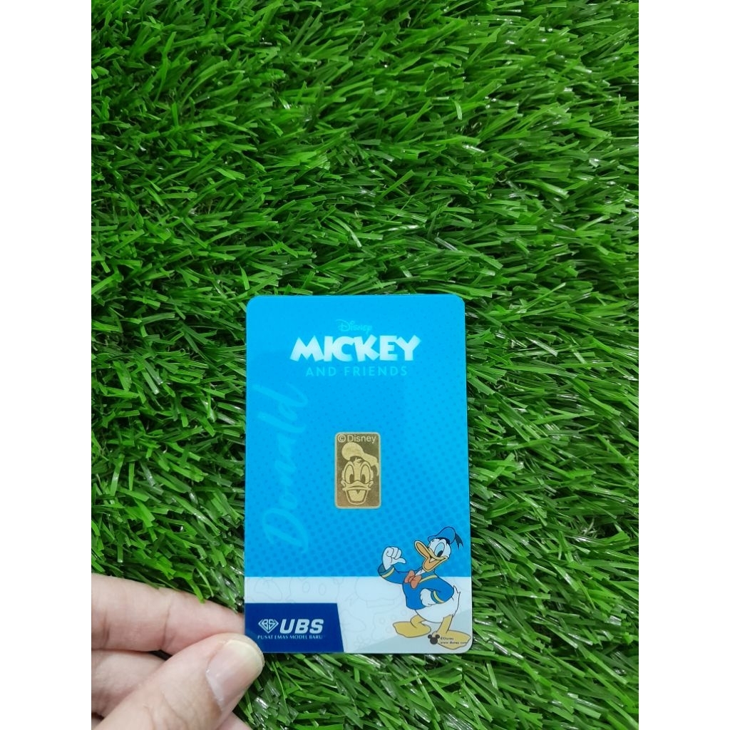 UBS Gold 2 gr Disney Donald duck