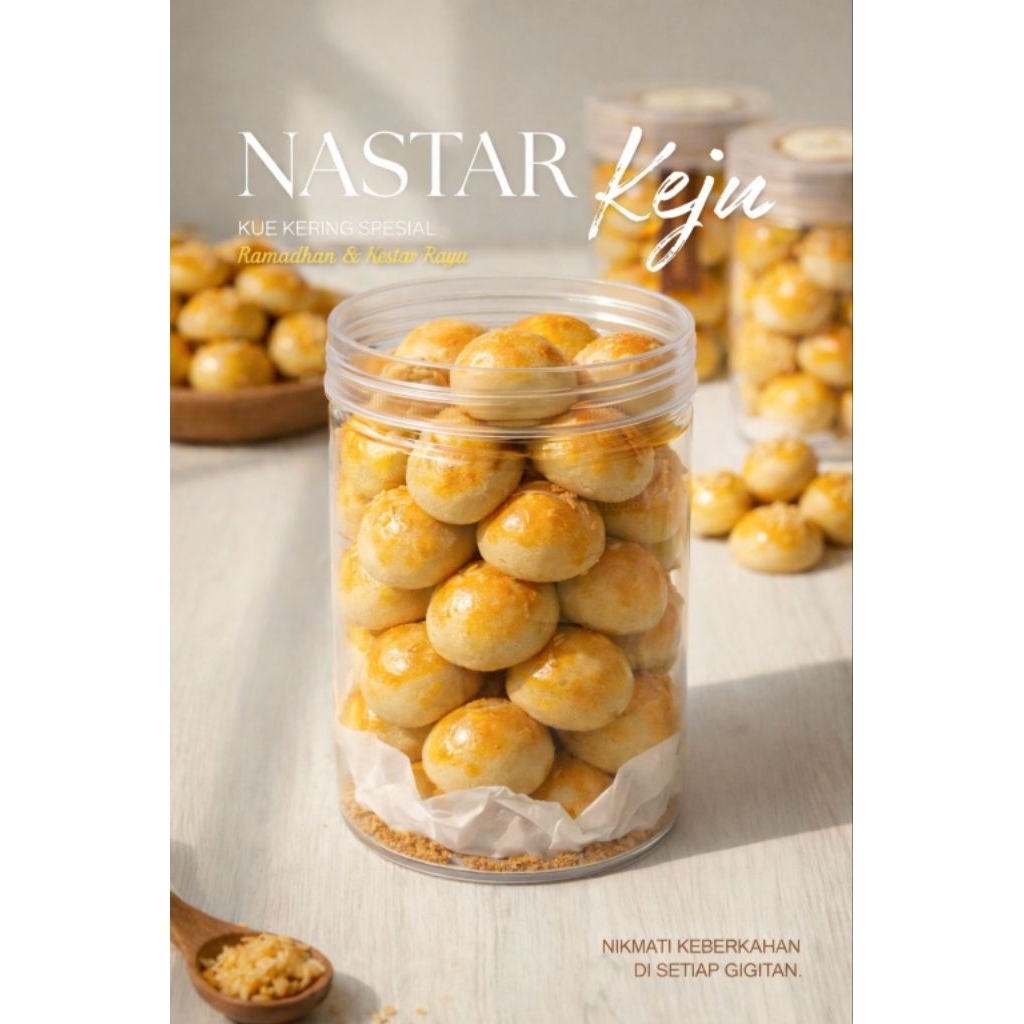 nastar keju jadul toples tabung 600 ml