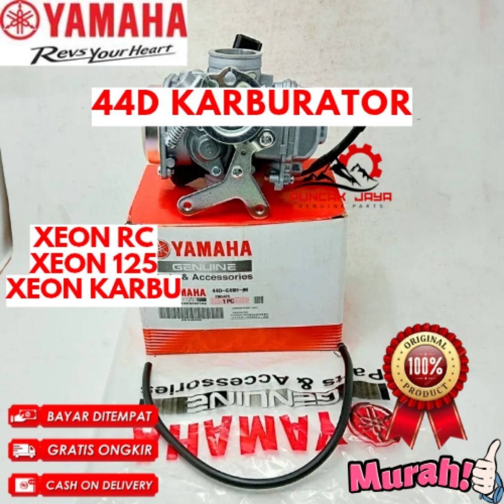 KARBURATOR ORIGINAL YAMAHA KODE 44D, KARBURATOR XEON RC, KARBURATOR XEON 125, KARBURATOR XEON KARBU