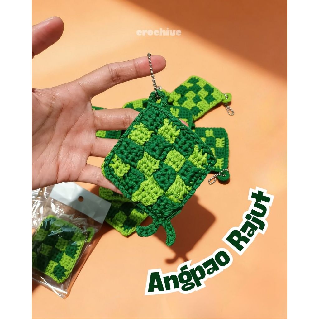 Dompet Angpao Lebaran Rajut