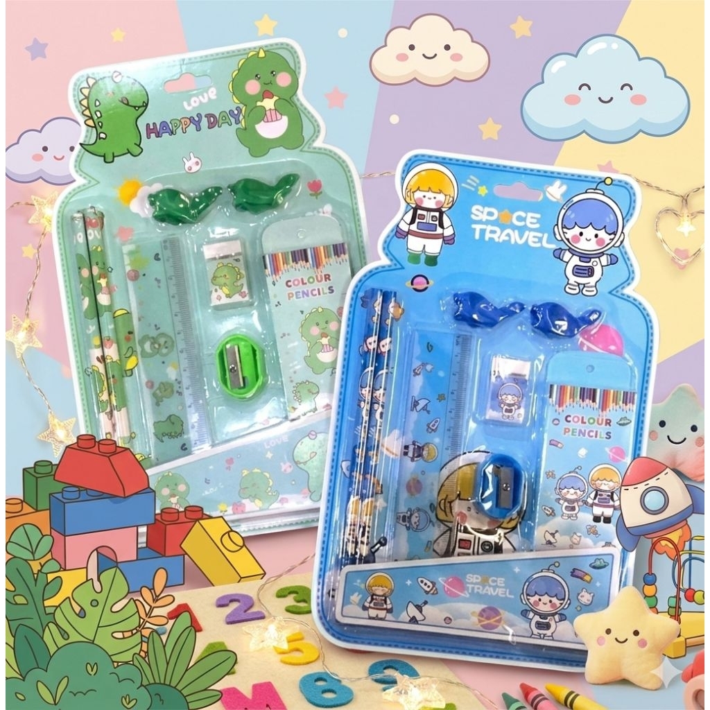 STUDY SET 320 MOTIF ASTRONOT DINO