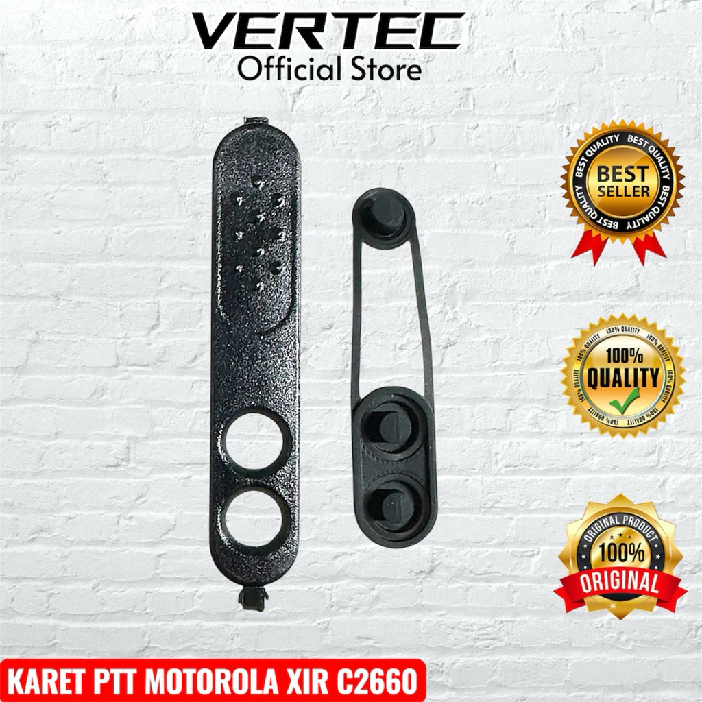 Karet PTT HT Motorola XIR C2660 C2620 Tombol Karet Plastik Ptt 1set