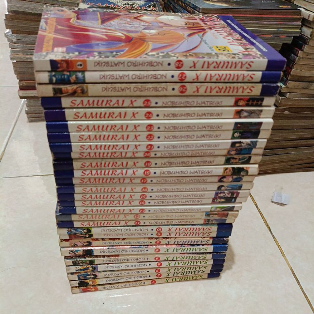 Komik Samurai X Fullset tamat 1-28 by nobuhiro watsuki set ke 2