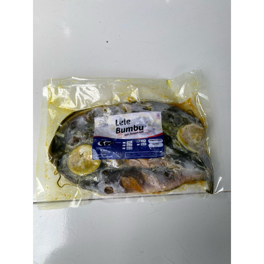 Lele Bumbu Kuning Siap Goreng