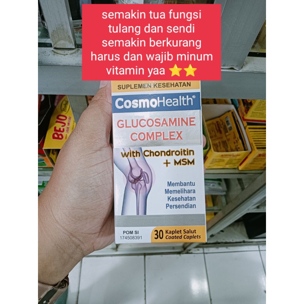 GLUCOSAMINE COMPLEX Glucosamin with MSM @30 kaplet