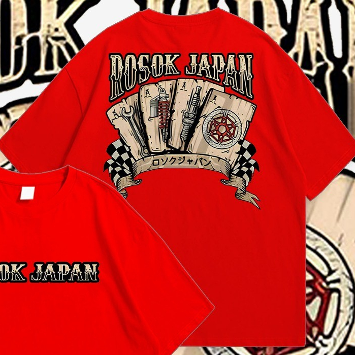 Rosok Japan KAOS Rosok Japan KARTU AS Combed 30S