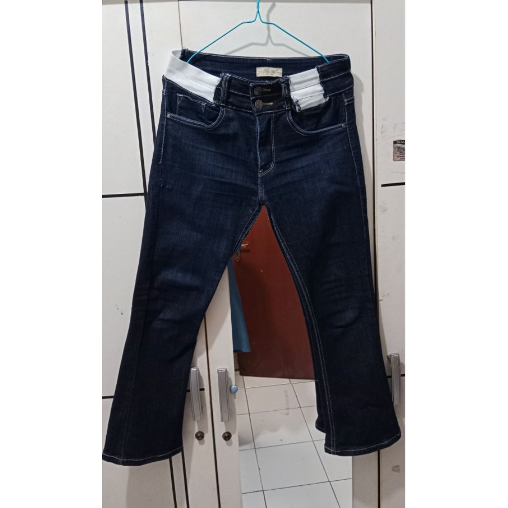 Preloved Celana Cutbray Jeans Wanita