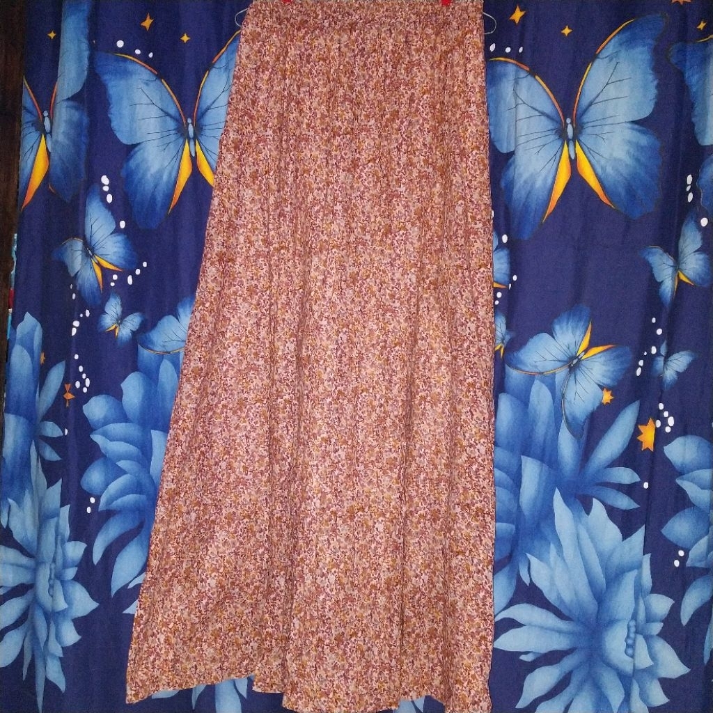 [SECOND] Rok Katun Motif Bunga