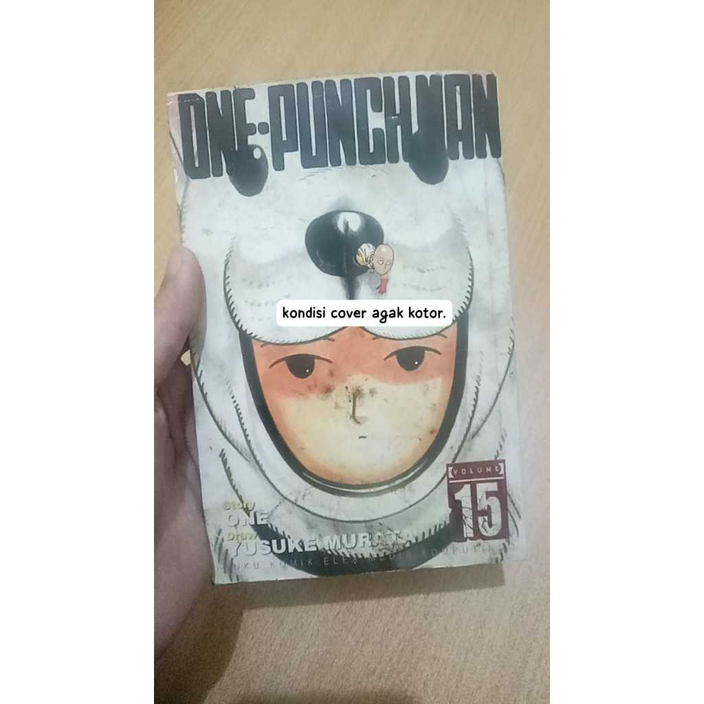 Komik One Punch Man 15 by Yusuke Murata - Manga Jepang Action