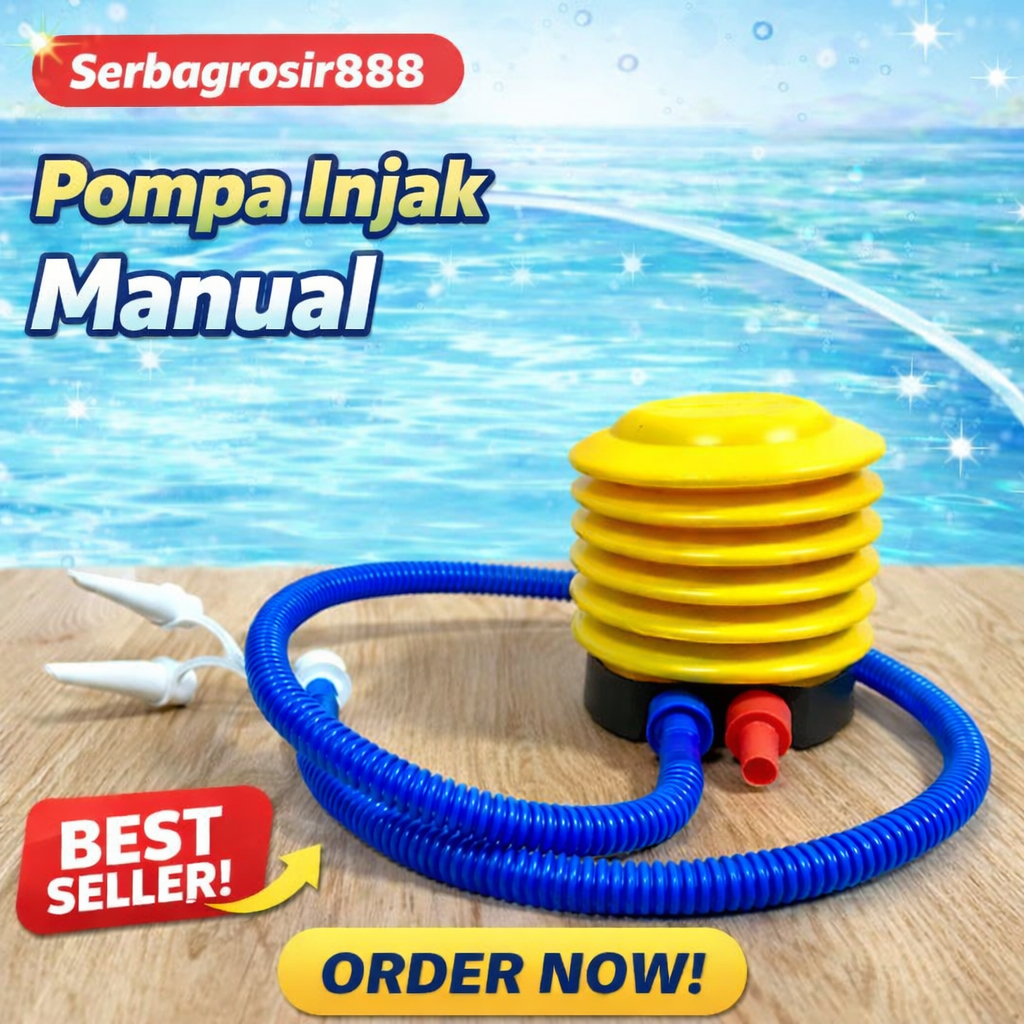 Pompa kuning murah - pompa injek - pompa kasur dan kolam