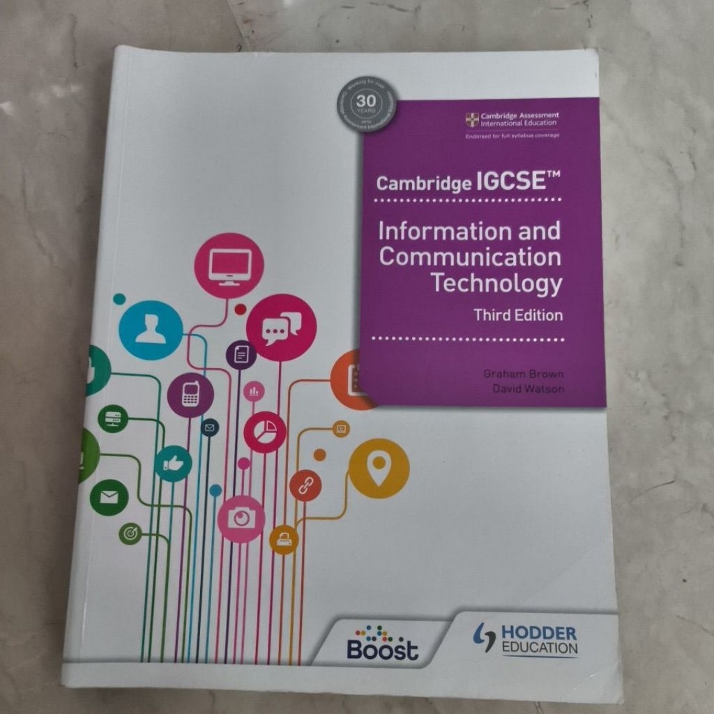IGCSE Information and Communication Technology third edition ( preloved)