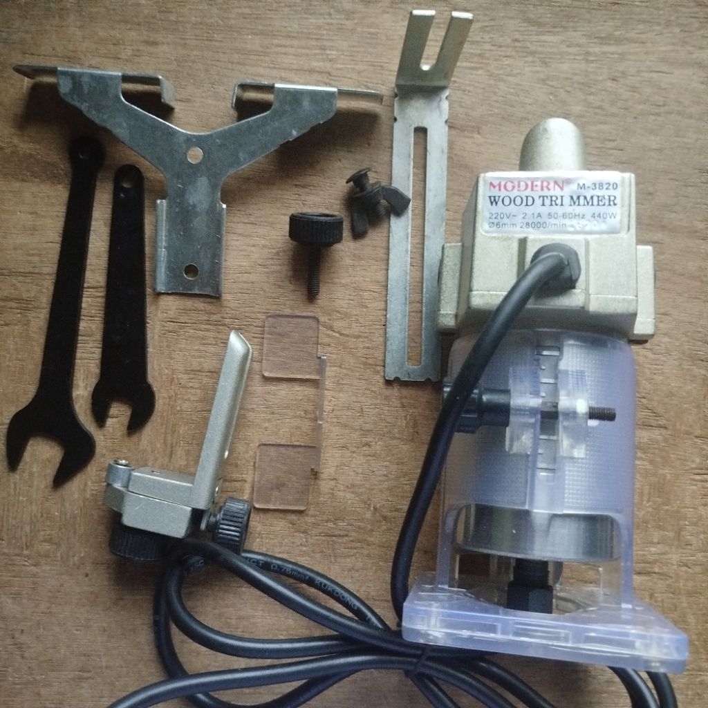 MODERN M-3820 Mesin Profil Kayu Trimmer Machine 6mm