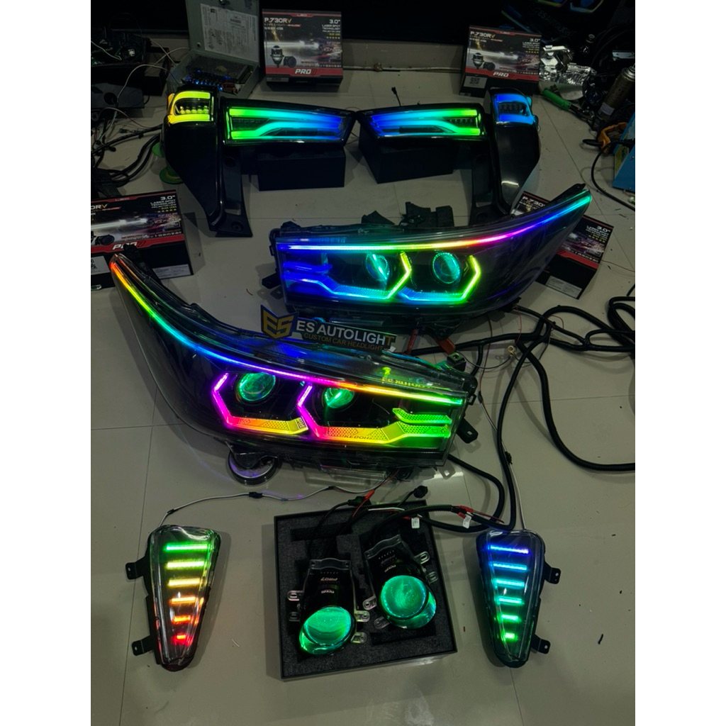 Paket Innova Reborn Headlamp Stoplamp Foglamp Led bumper