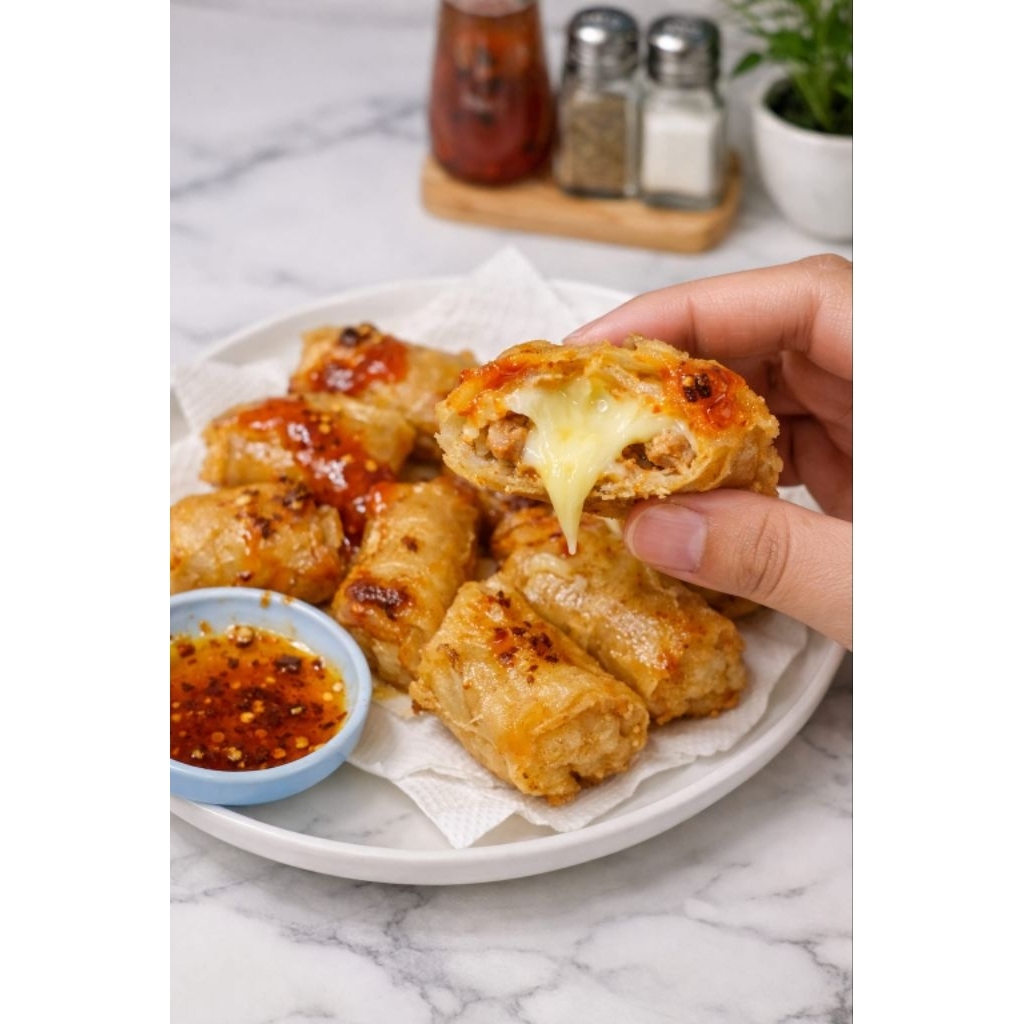 Dimsum Goreng keju Mini isi 8pcs Dapur Mamih Honii