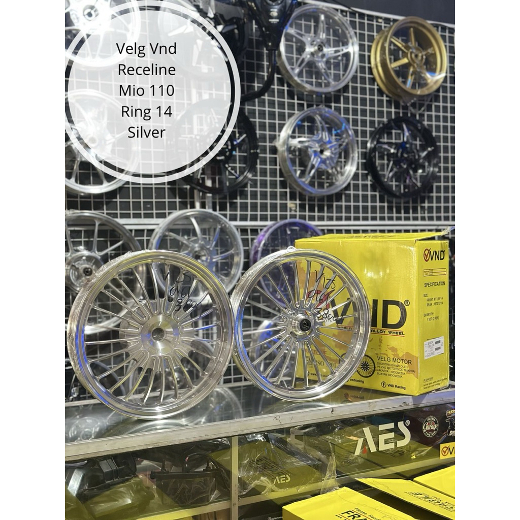 Velg Racing VND Raceline Vario 110/125/150, Beat, Scoopy, Genio, Mio 110 Ring 14 185/215 -satriamodi