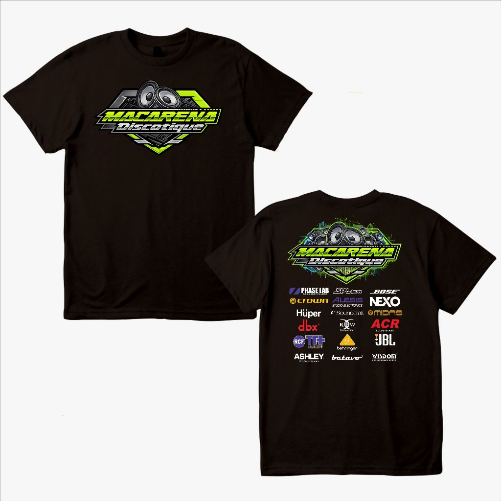 Kaos distro pesanan konsumen Kirsh dewasa dan anak