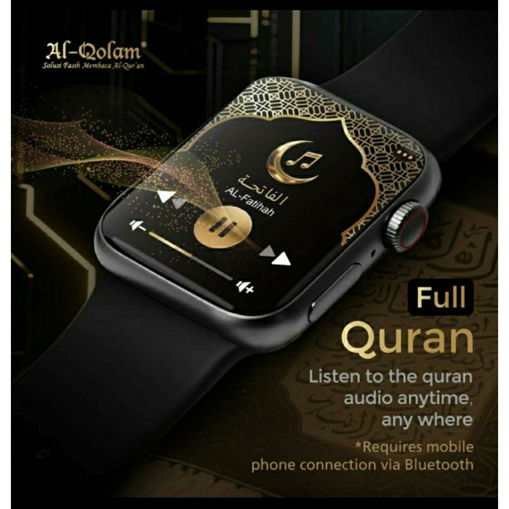 Al Qolam - Smart Watch Murrotal 30 Juz Plus Haji Umroh, Dzikir