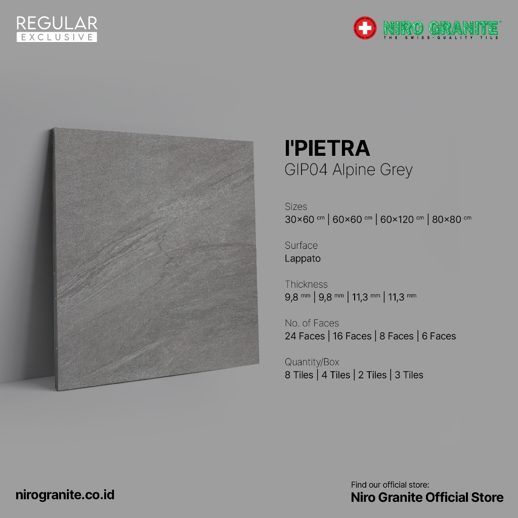 NIRO GRANITE 1st Grade - I'Pietra GIP04 - Lappato