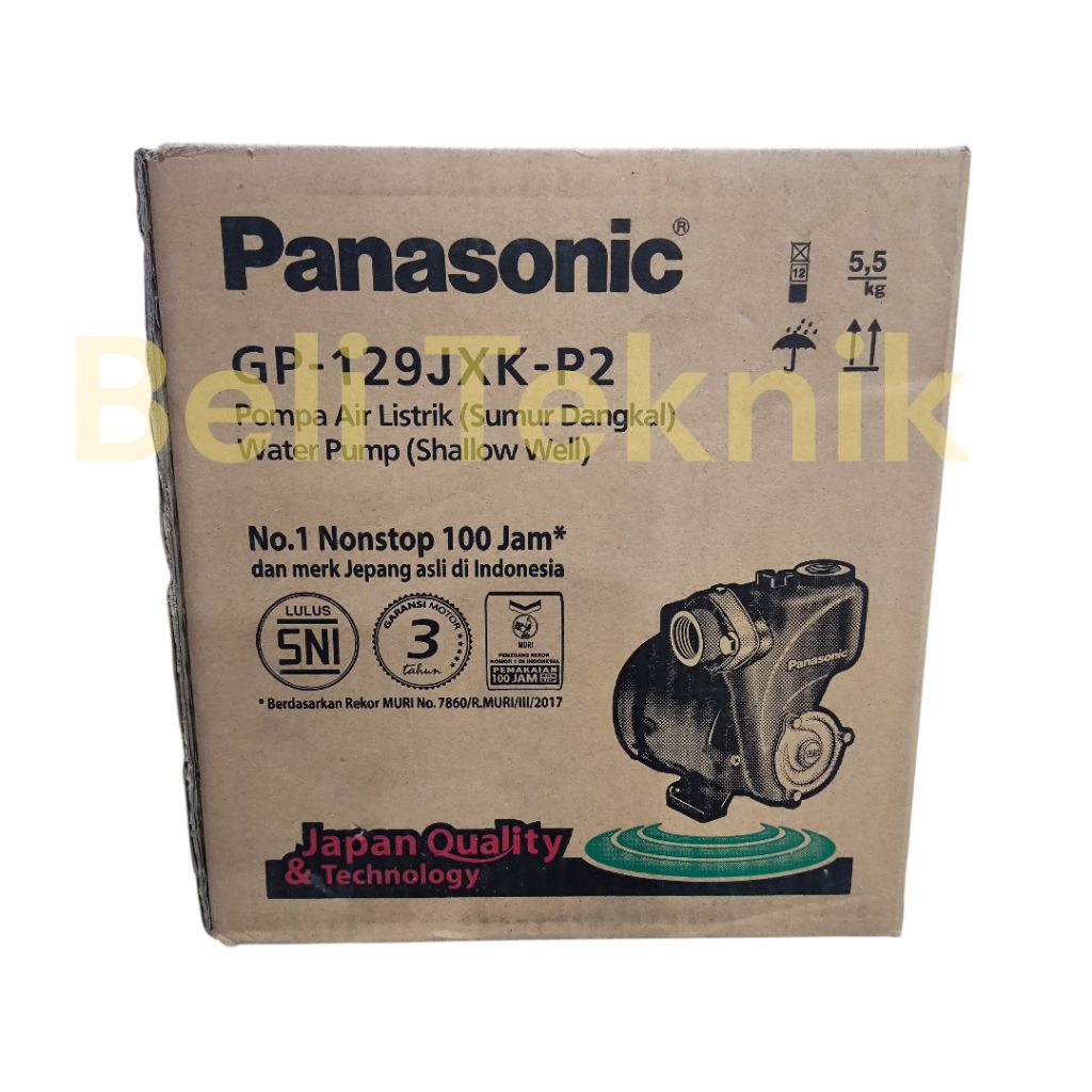 Mesin Pompa air sumur dangkal PANASONIC GP-129JXK-P2 125W