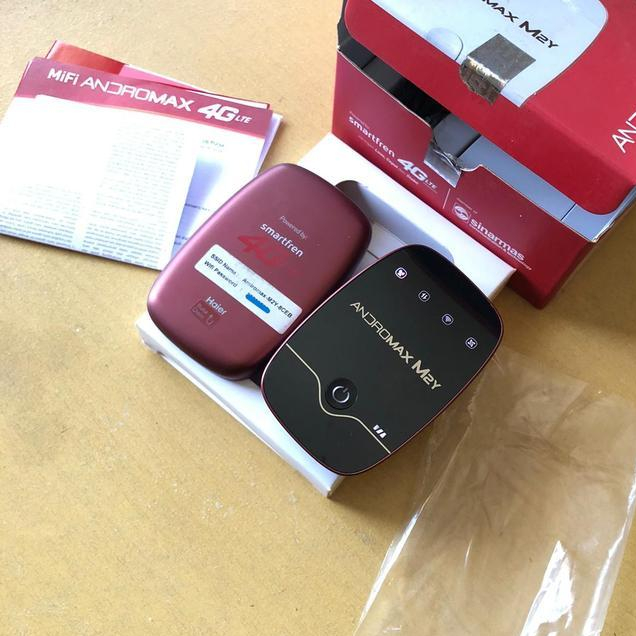 MiFi Mini Modem Portable WIFI Portabel Smartfren Andromax M2Y 4G LTE Second Haier M25X1H - Fullset -