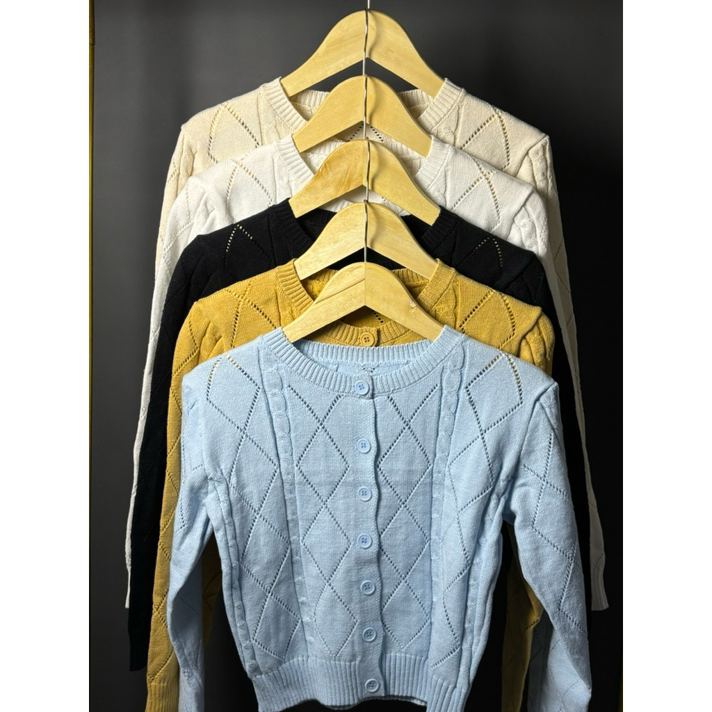 Danica knit/cardigan rajut tebal premium
