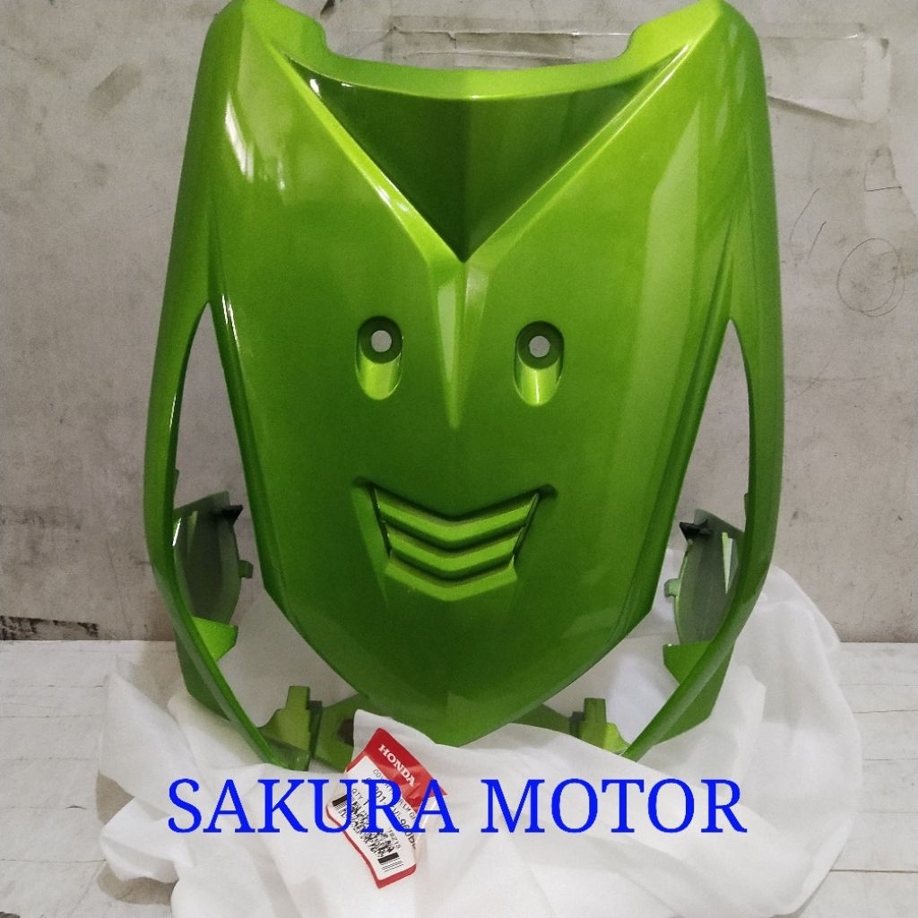 TAMENG BEAT KARBU HIJAU ORIGINAL HONDA 64301-KVY-960BLG