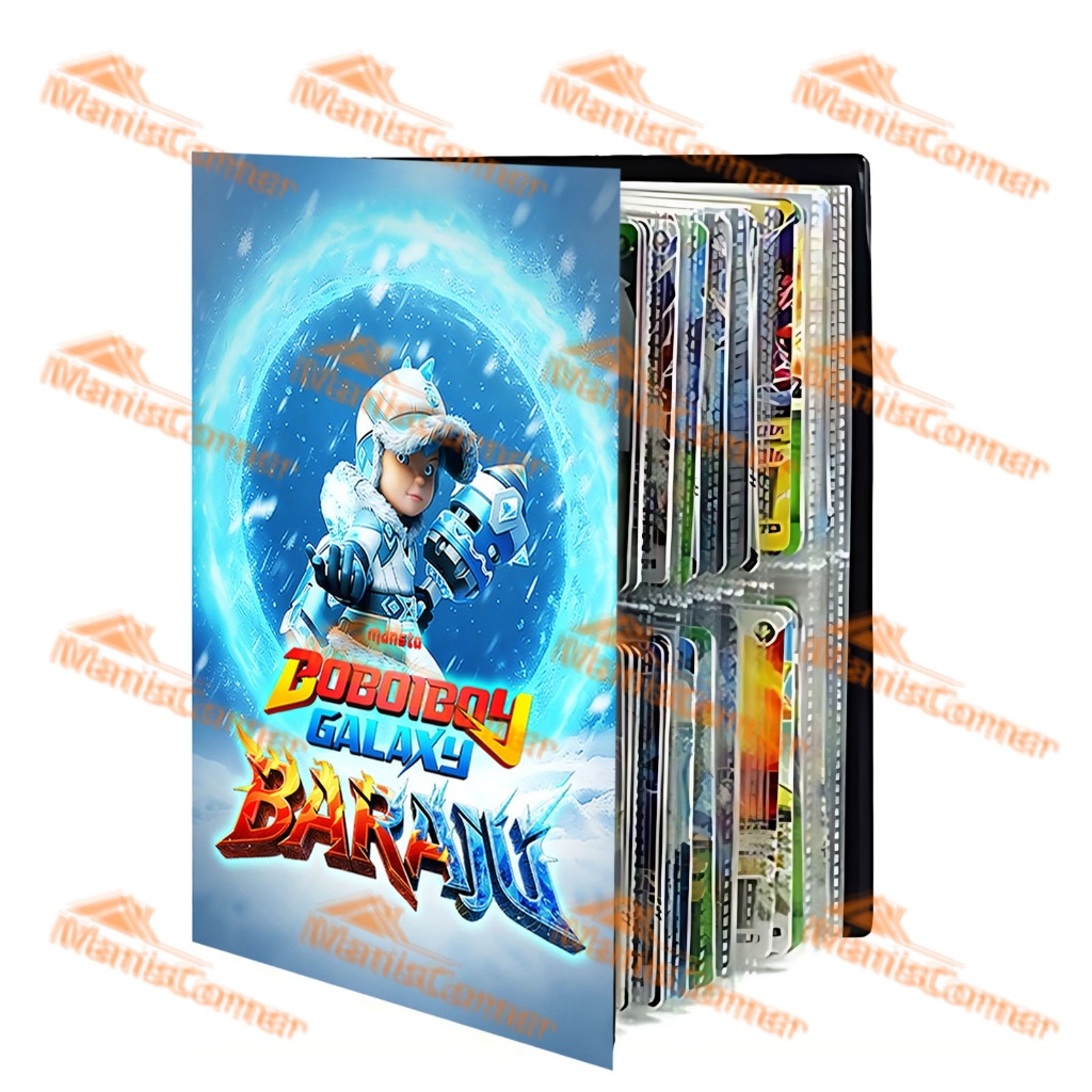 432PCS/240PCS Album Kartu Monsta Galaxy Card Holder Album Kartu BoBoiBoy Galaxy Baraju Album Kartu