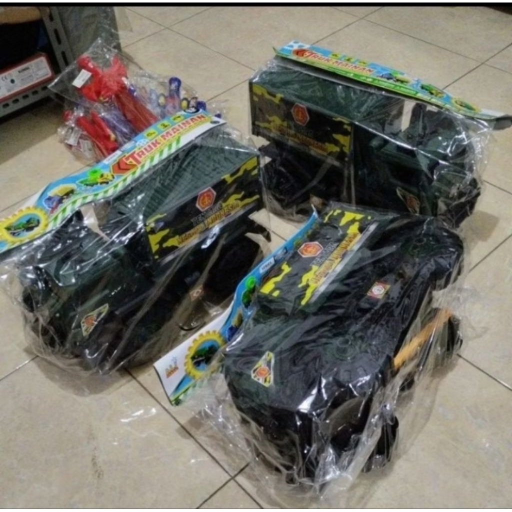 oketoys mainan mobil truk tangki construction truk mainan truk box