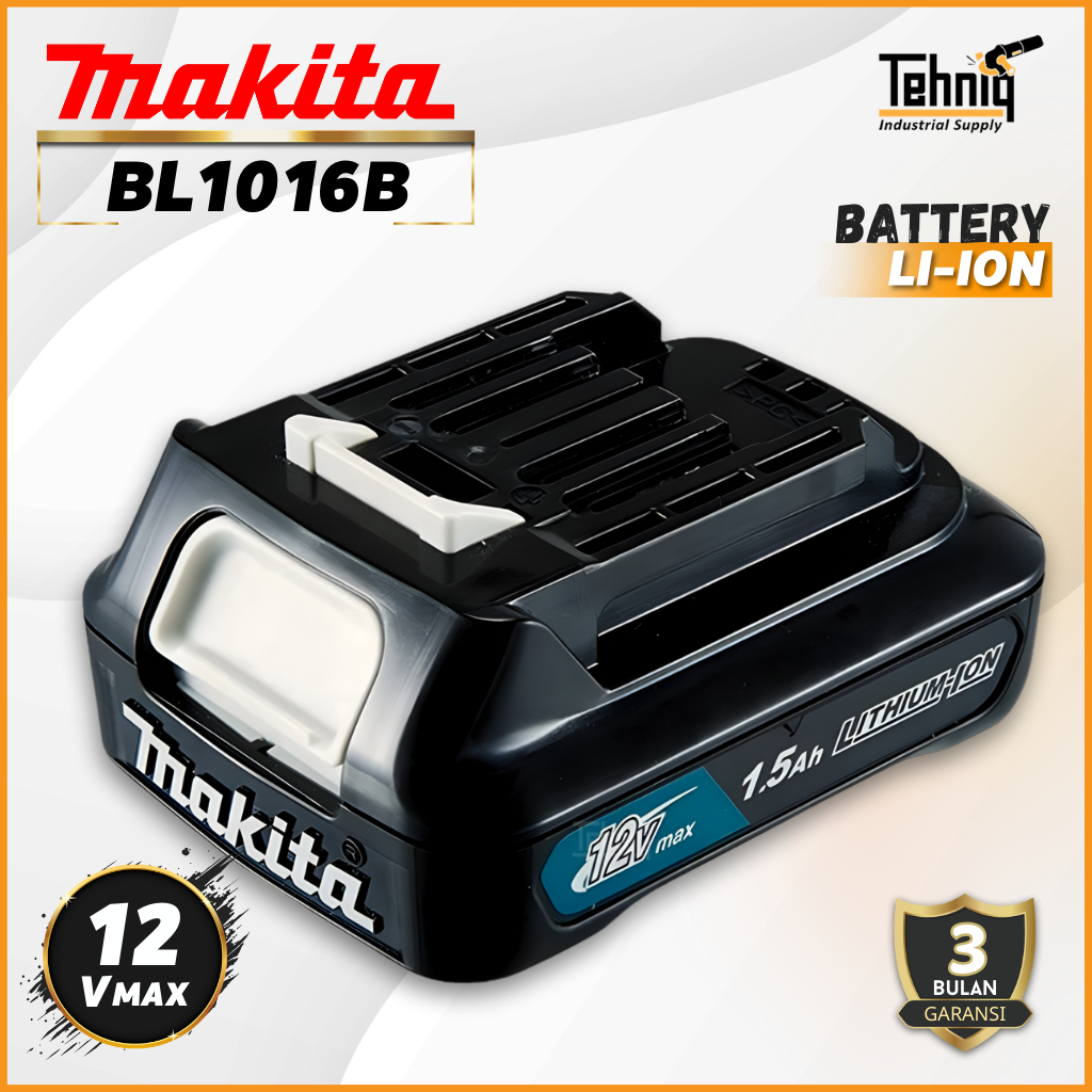 MAKITA BL1016B Battery 12V 1.5Ah Lithium-Ion Original – Baterai Bor & Power Tools Makita CXT