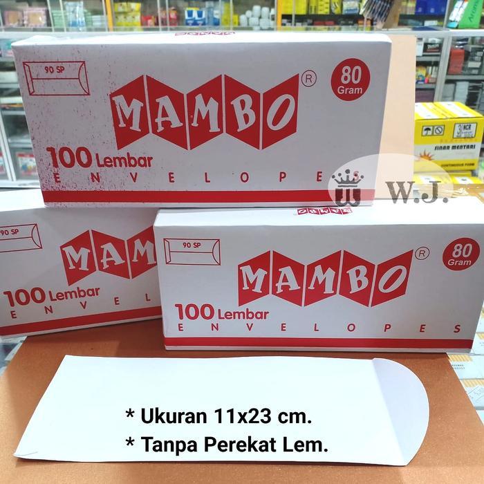 [] Amplop MAMBO 90 SP (Kabinet) Buka Samping 80gr Tanpa Lem.