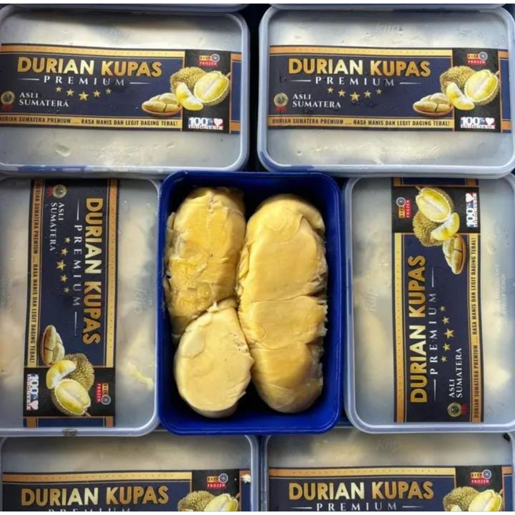 DURIAN KUPAS MEDAN SUMATRA 500GR SURABAYA INSTAN