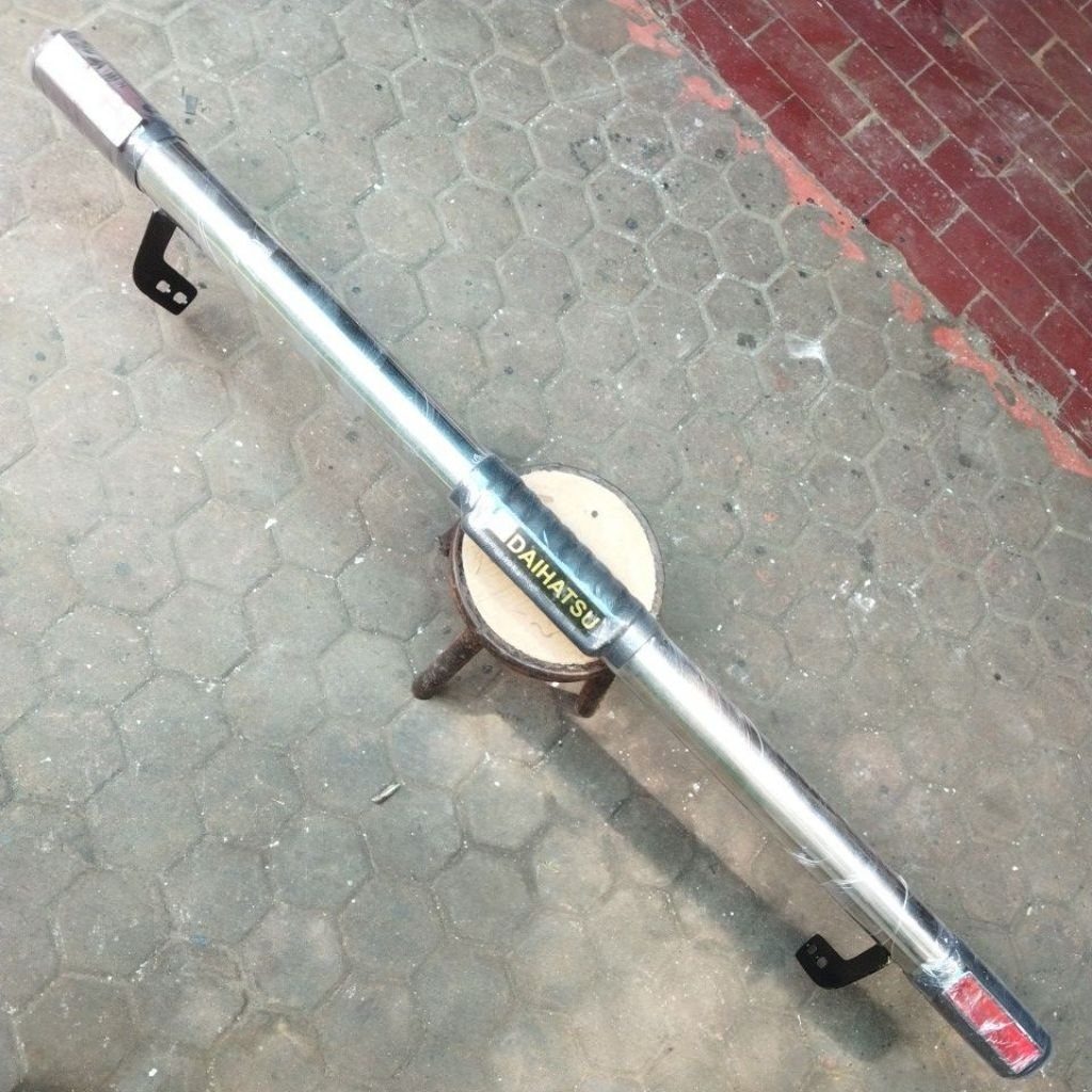 bemper belakang stainless terios / rush new 2017-2025