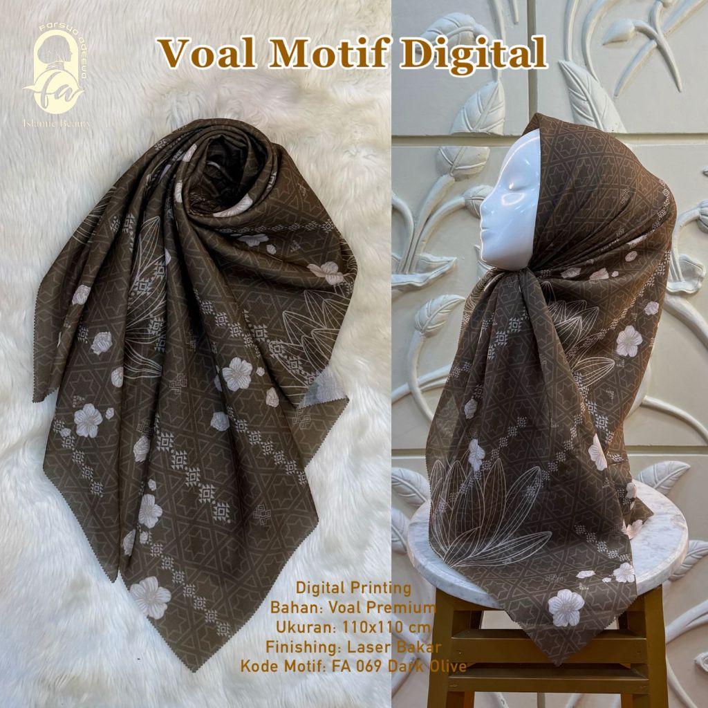 Farsya Adeeva - Voal Motif Digital LC FA 069