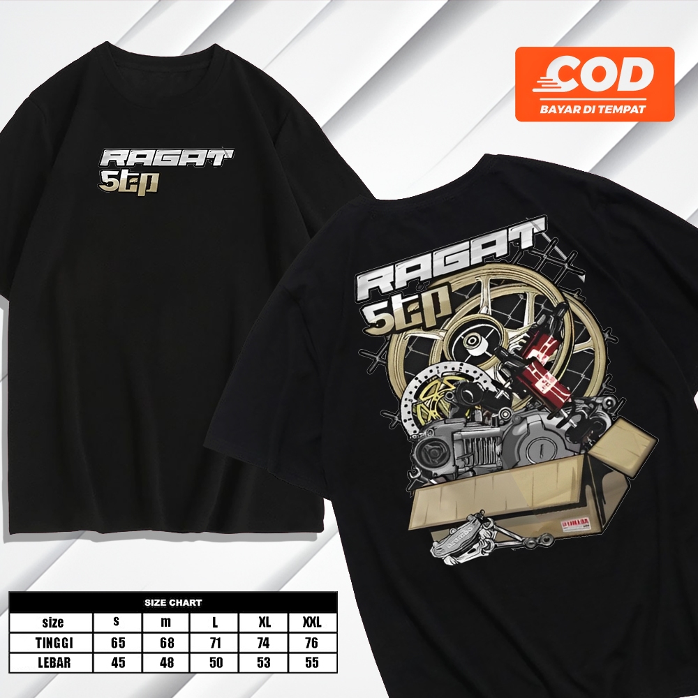 KENZIO KAOS - Baju Kaos Atasan 5tp Gank Yamaha Jupiter Z Vega R Pria Distro Original Model Terbaru