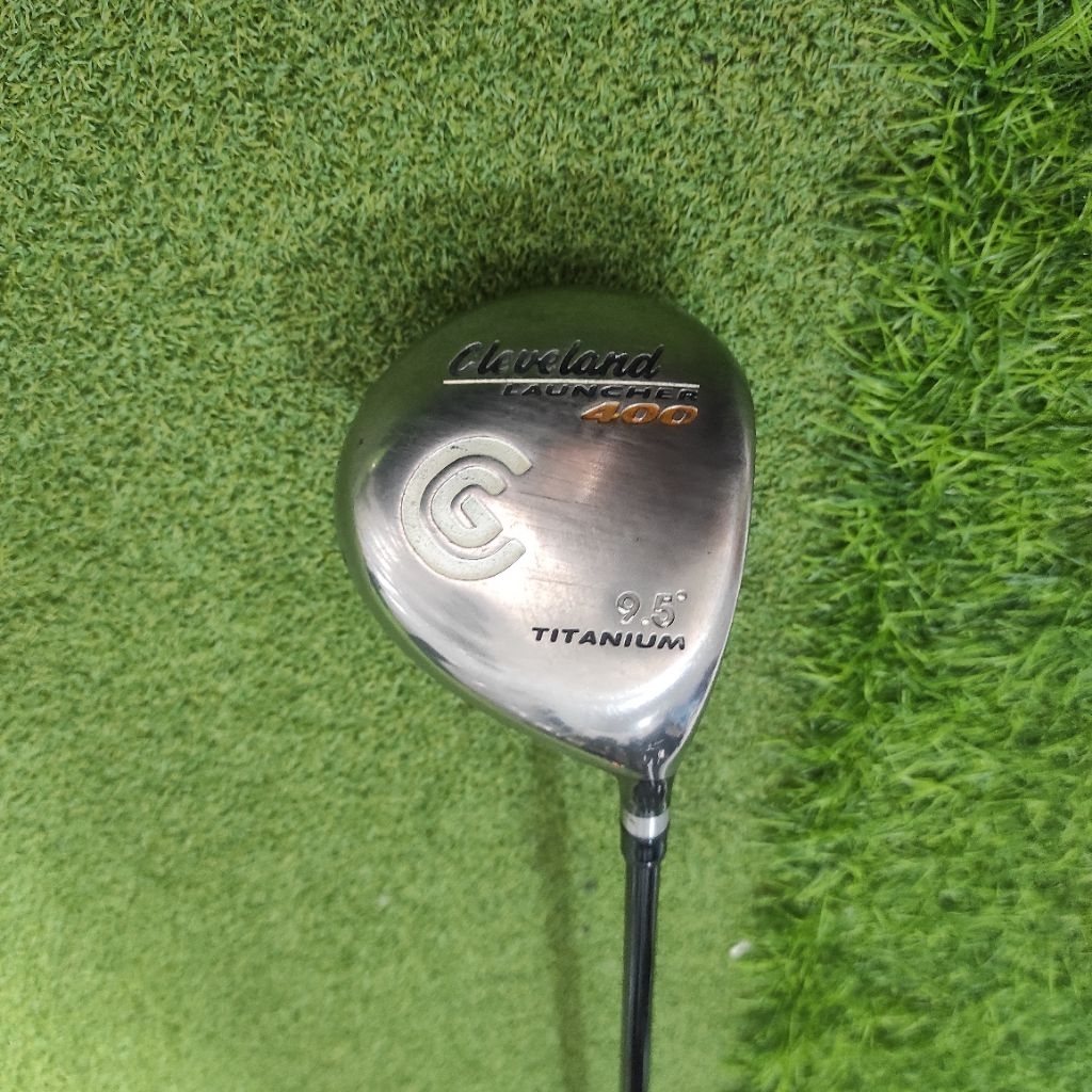 Stick Golf Driver Cleveland Launcher 400 Titanium Loft 9.5 Shaft Graphite Exsar 50 Flex Reguler Grip