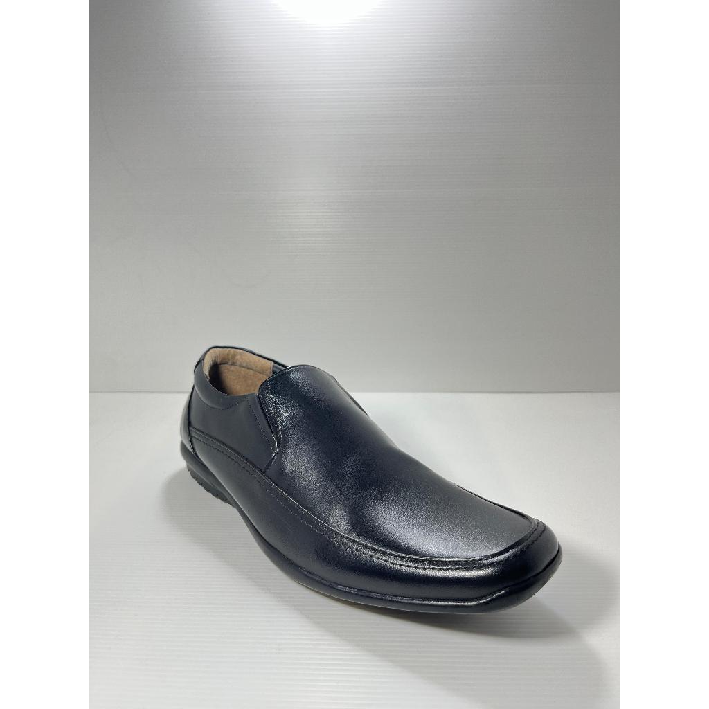 Sepatu pantofel pria formal kulit Suntour SKJ 201 Hitam