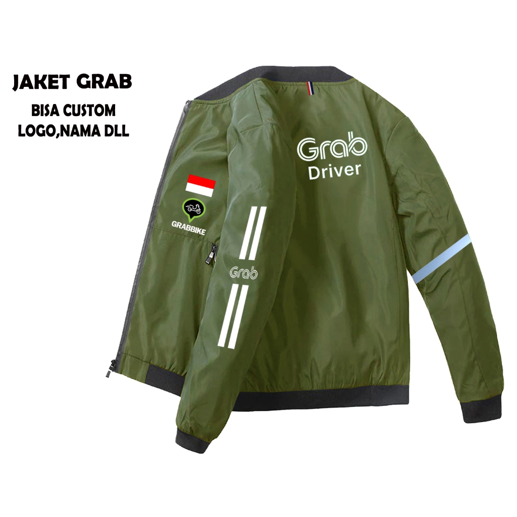 Jaket Grab Driver | Jaket Grab Original | Jaket Ojol Grab